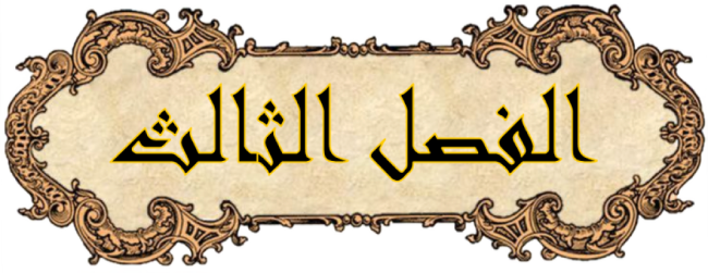 الفصل الثالث